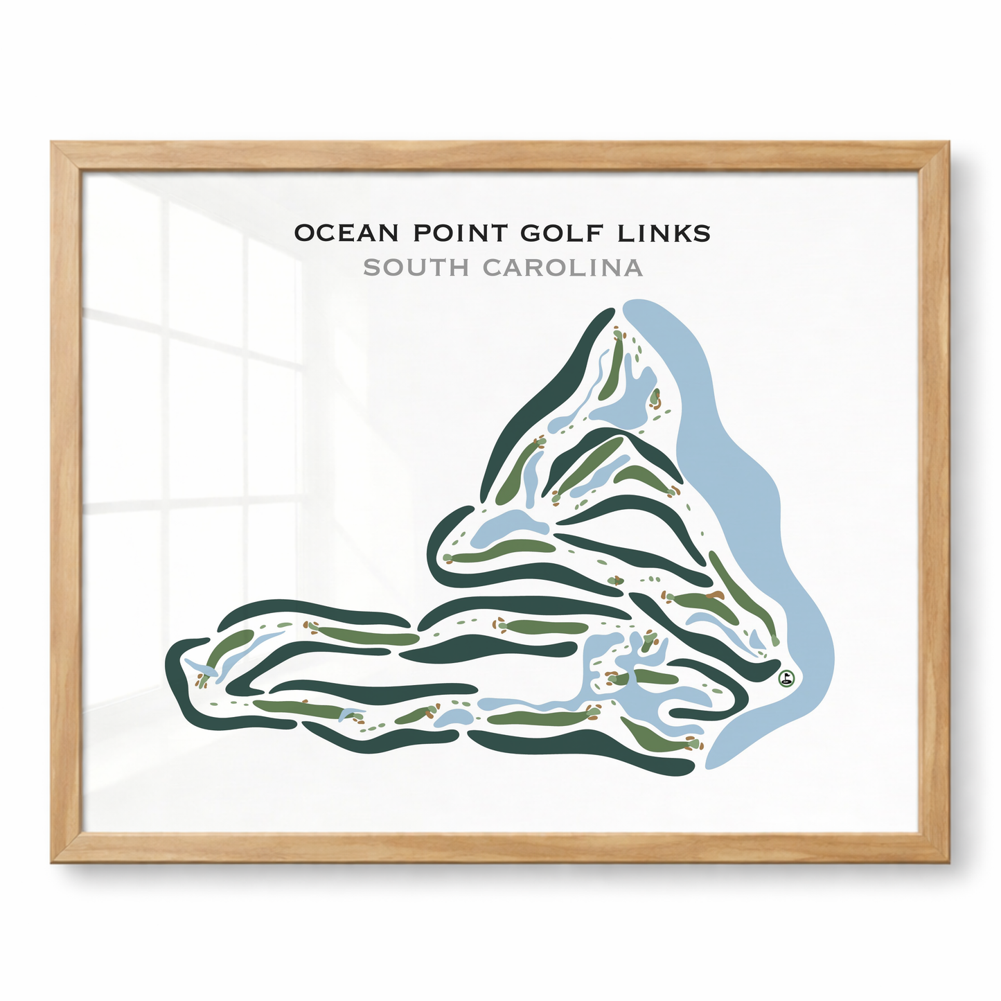 Ocean Point Golf Course, South Carolina - Printed Golf Courses