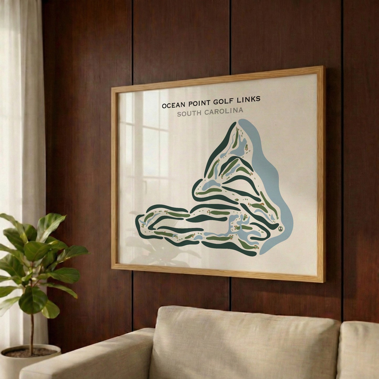 Ocean Point Golf Course, South Carolina - Printed Golf Courses
