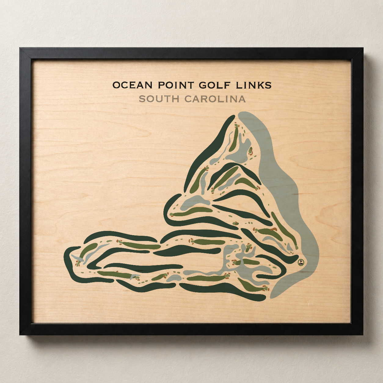 Ocean Point Golf Course, South Carolina - Printed Golf Courses