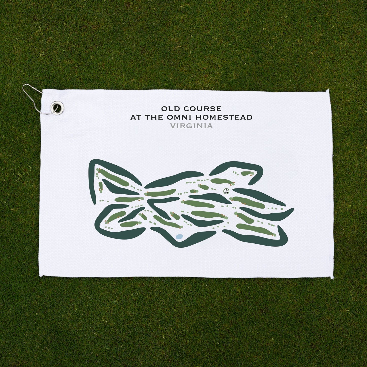 Old Course at The Omni Homestead, Virginia - Printed Golf Courses