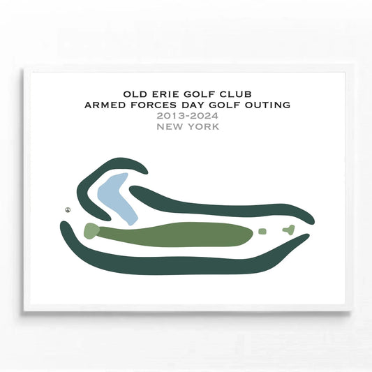 Old Erie Golf Club, New York | Hole #2 - Printed Golf Courses