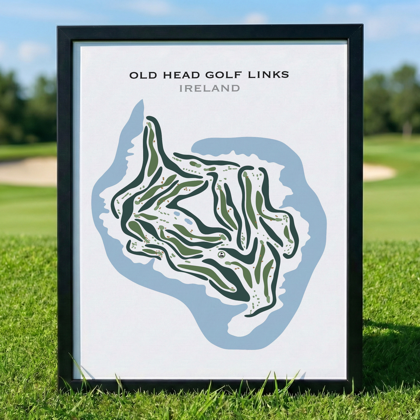 Old Head Golf Links, Ireland - Printed Golf Courses