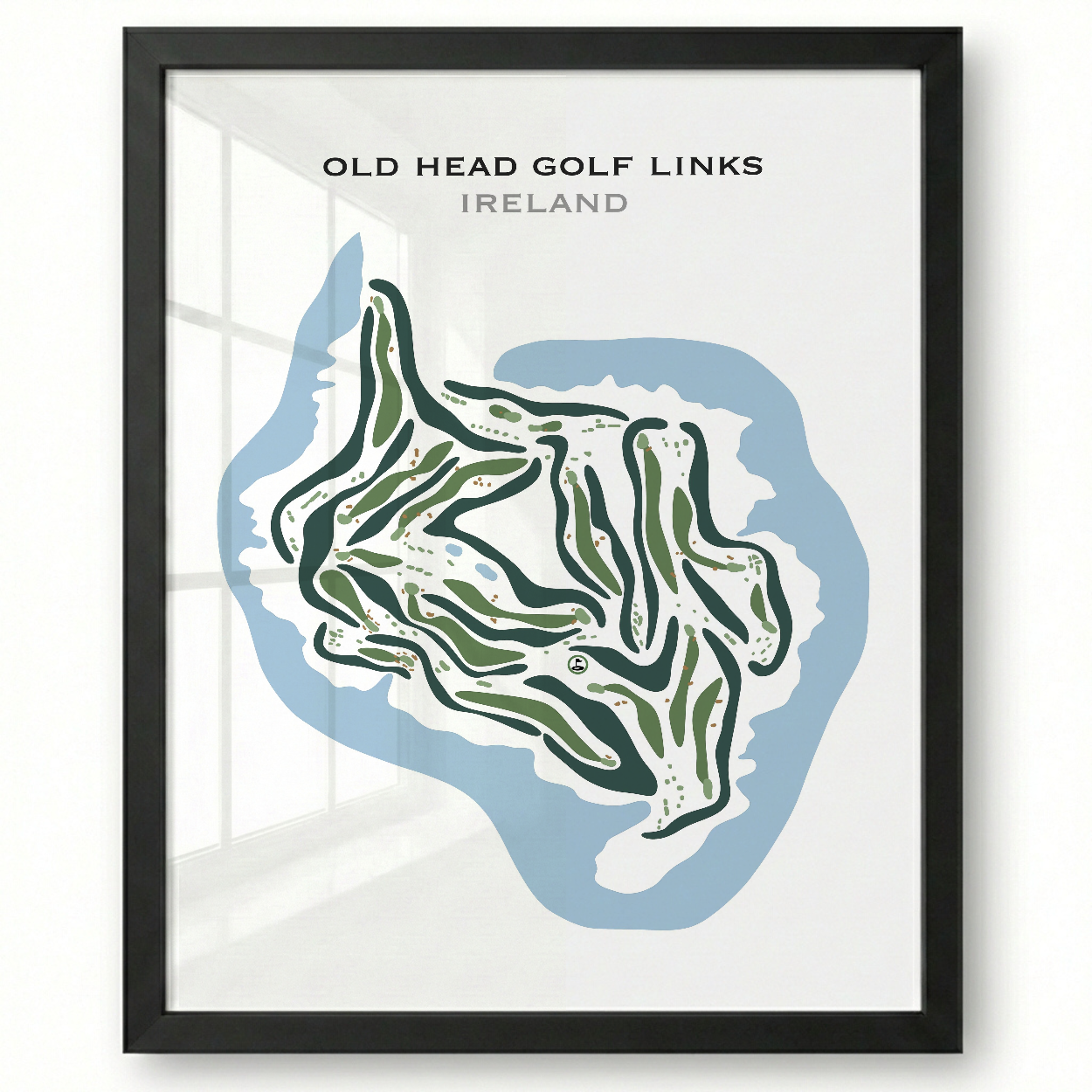 Old Head Golf Links, Ireland - Printed Golf Courses
