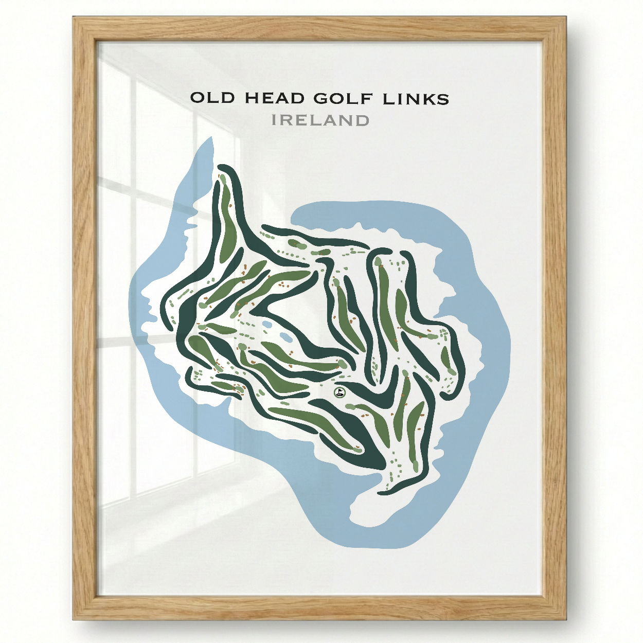 Old Head Golf Links, Ireland - Printed Golf Courses