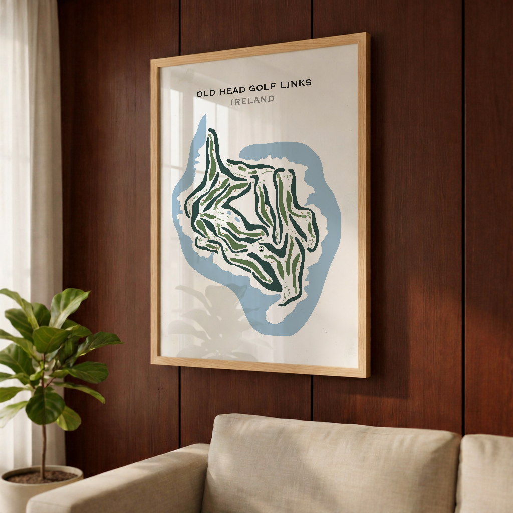Old Head Golf Links, Ireland - Printed Golf Courses