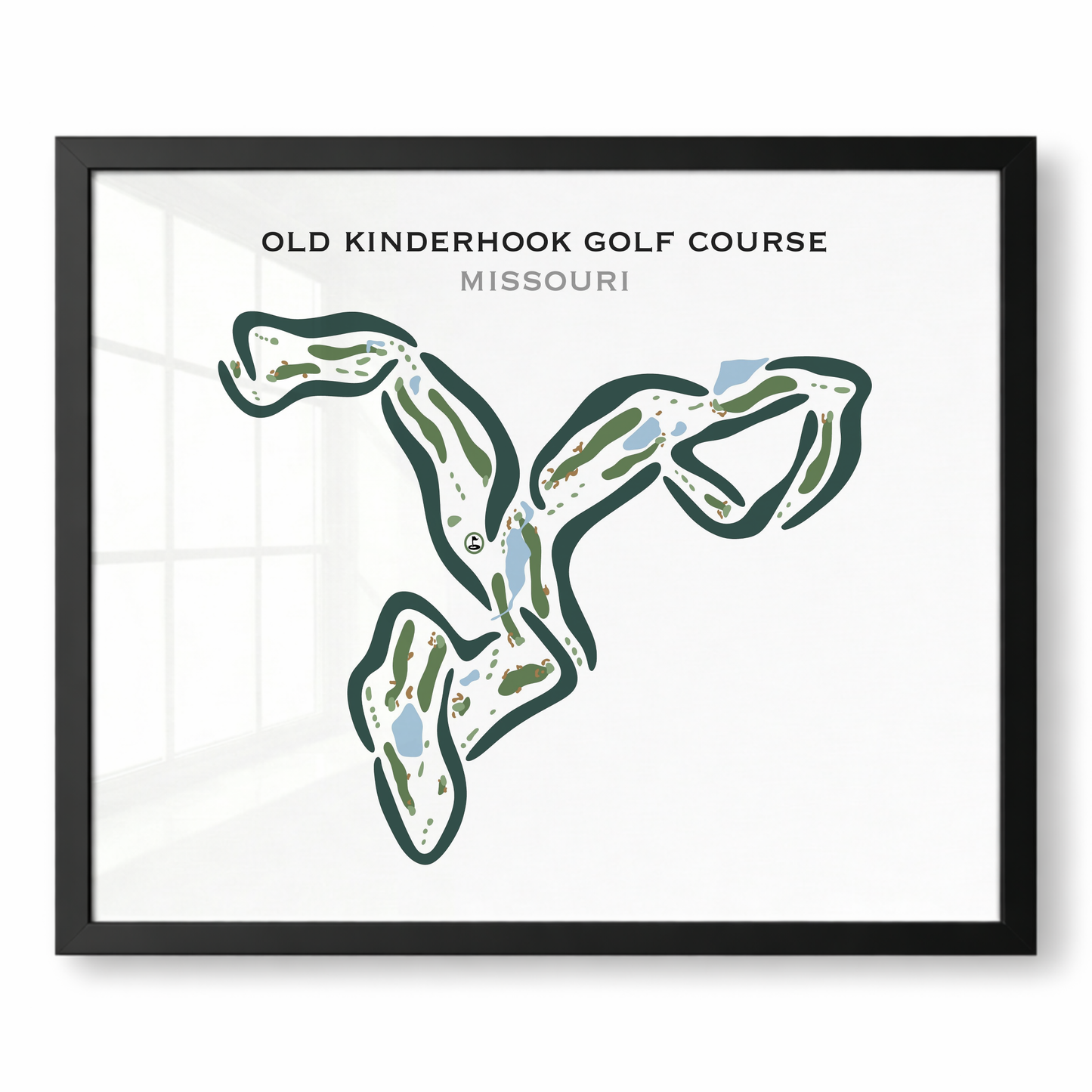 Old Kinderhook Golf Course, Missouri - Printed Golf Courses