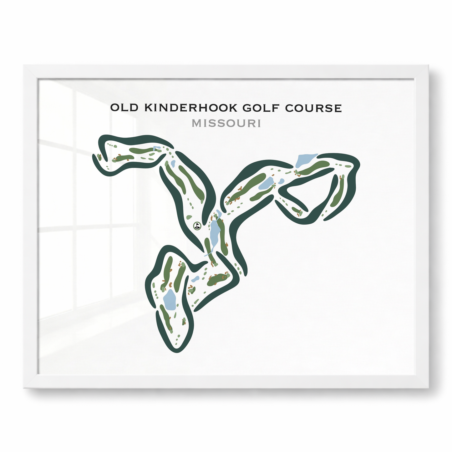 Old Kinderhook Golf Course, Missouri - Printed Golf Courses