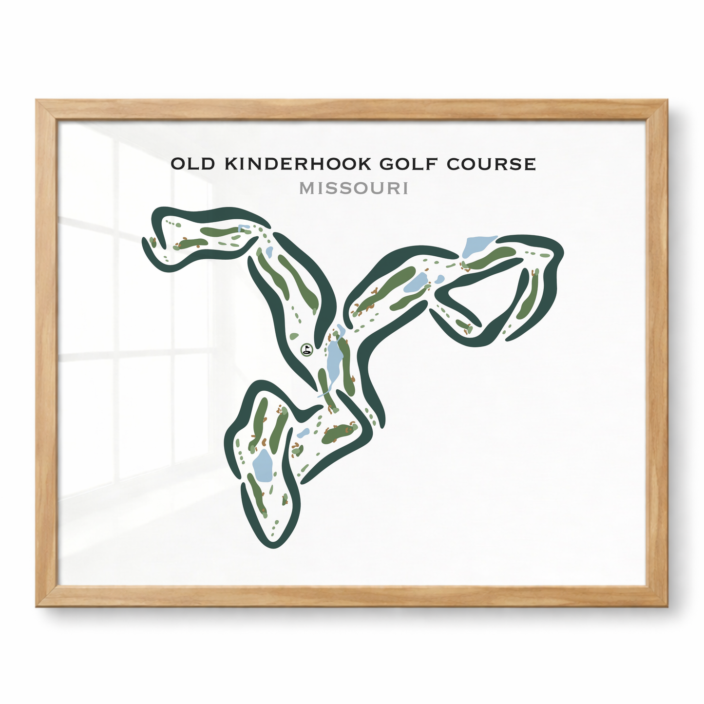Old Kinderhook Golf Course, Missouri - Printed Golf Courses