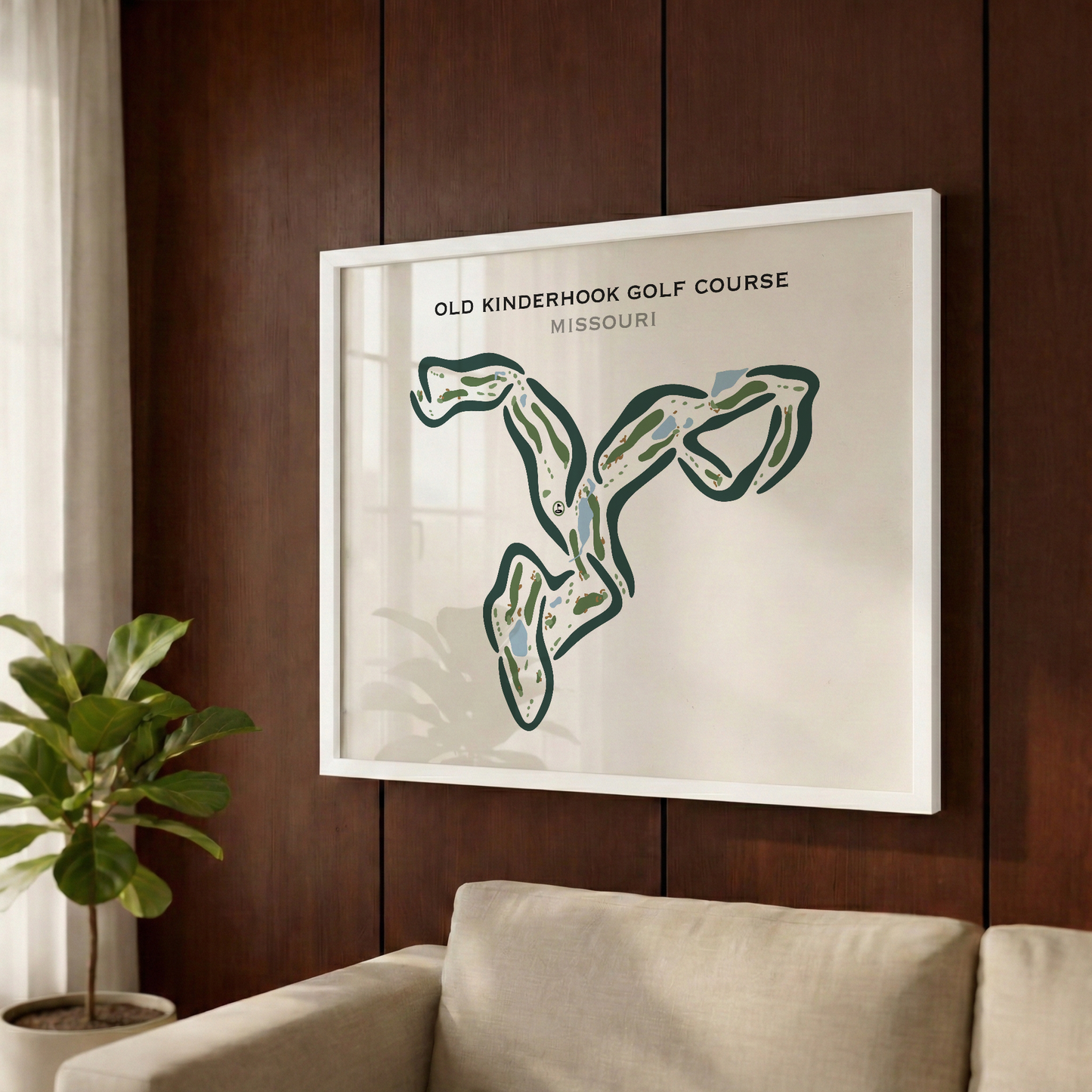 Old Kinderhook Golf Course, Missouri - Printed Golf Courses