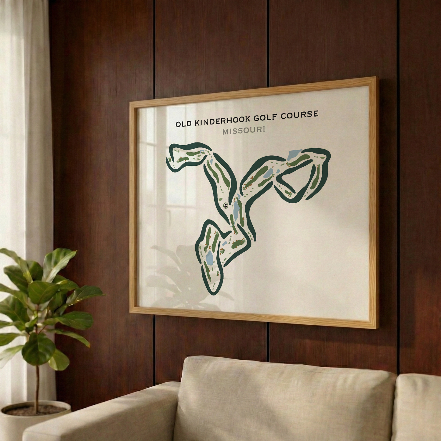Old Kinderhook Golf Course, Missouri - Printed Golf Courses