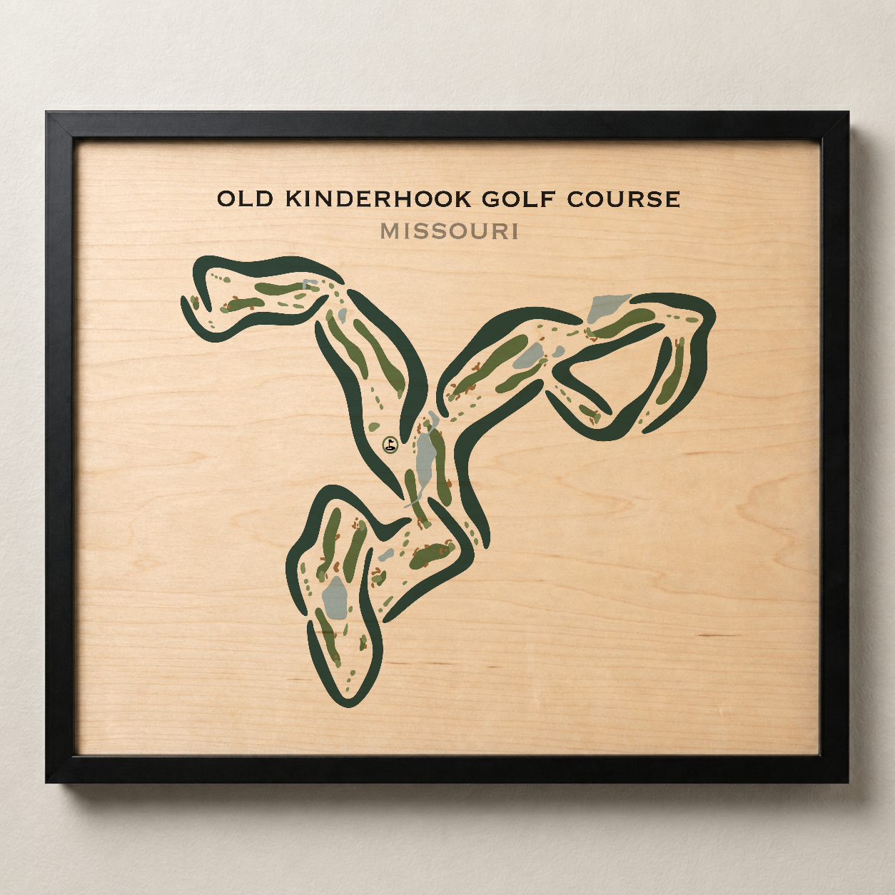 Old Kinderhook Golf Course, Missouri - Printed Golf Courses