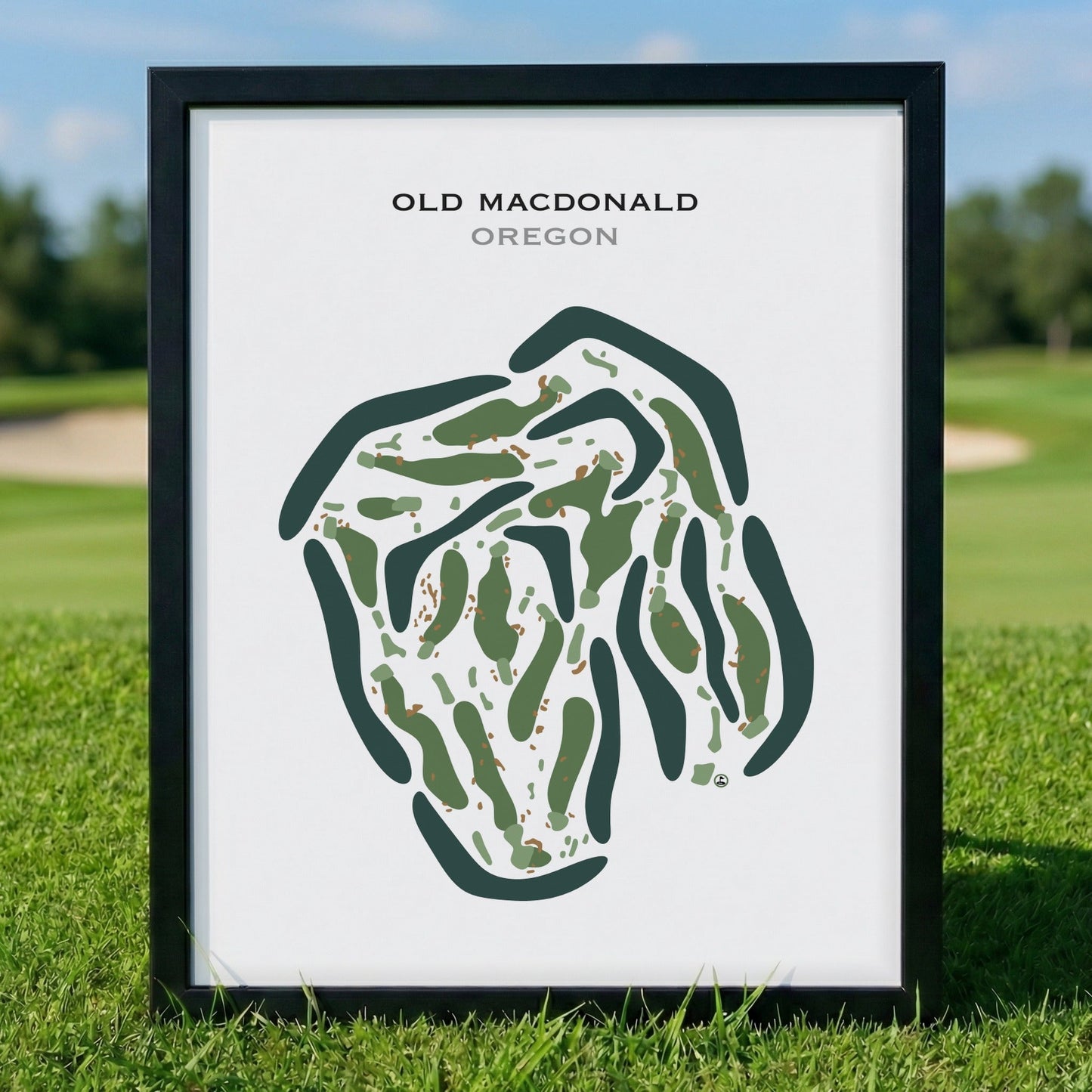 Old Macdonald, Oregon - Printed Golf Courses