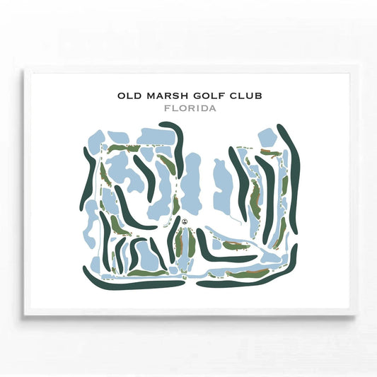 Old Marsh Golf Club, Florida - Printed Golf Course