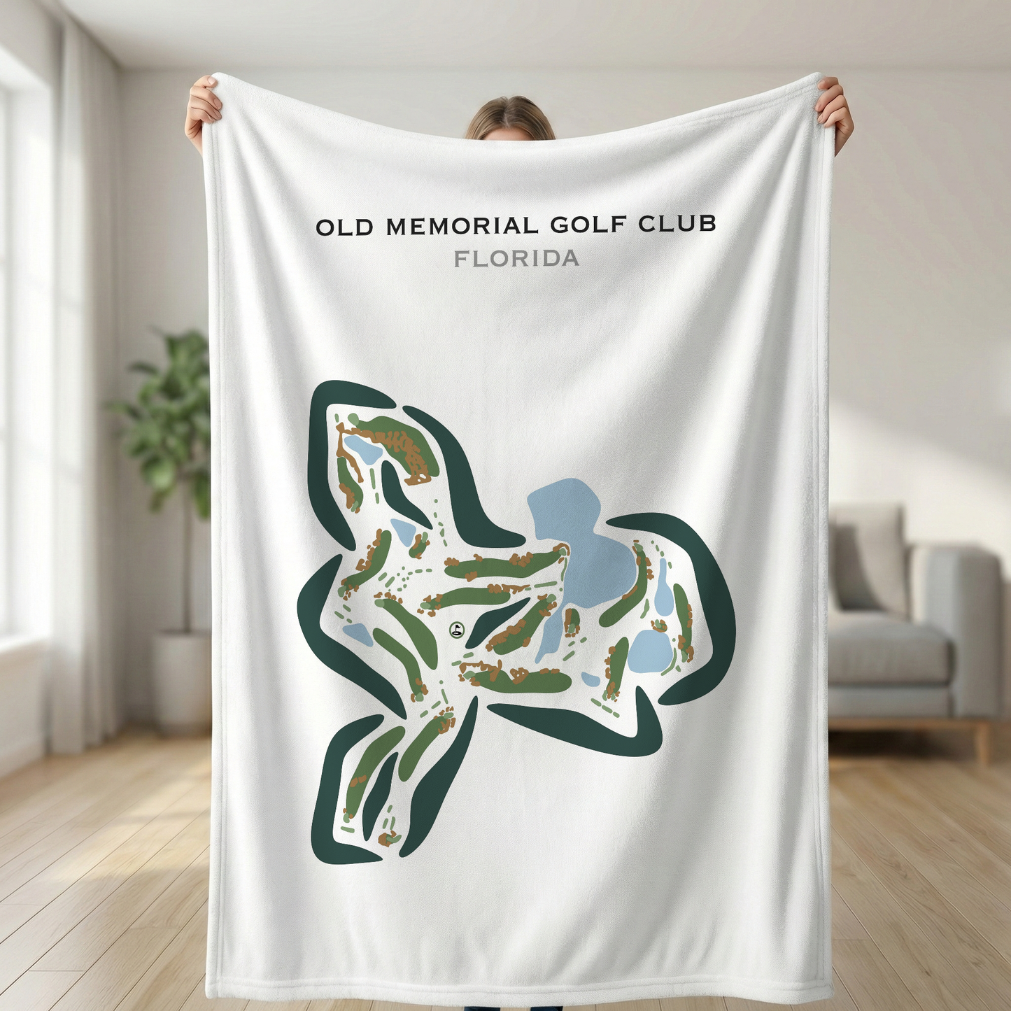 Old Memorial Golf Club, Florida - Printed Golf Courses