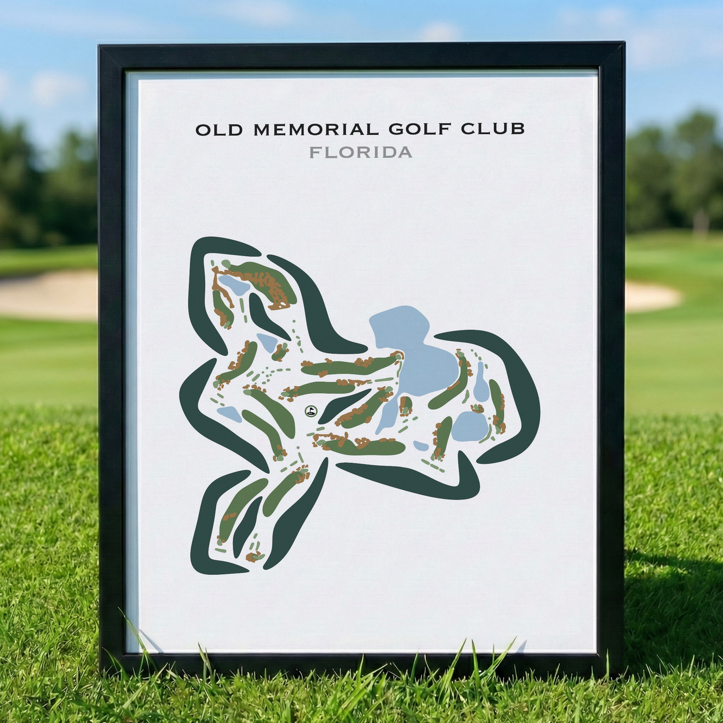 Old Memorial Golf Club, Florida - Printed Golf Courses
