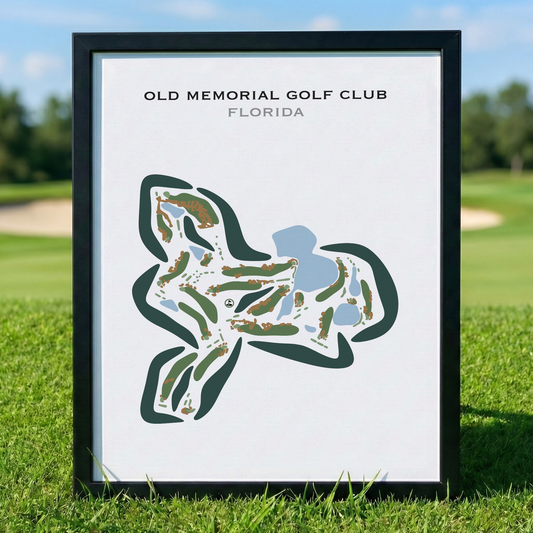 Old Memorial Golf Club, Florida - Printed Golf Courses