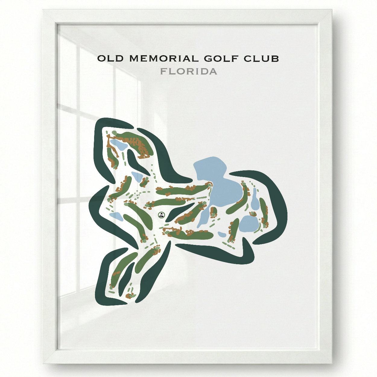 Old Memorial Golf Club, Florida - Printed Golf Courses