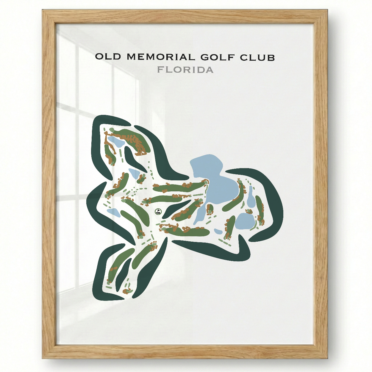 Old Memorial Golf Club, Florida - Printed Golf Courses