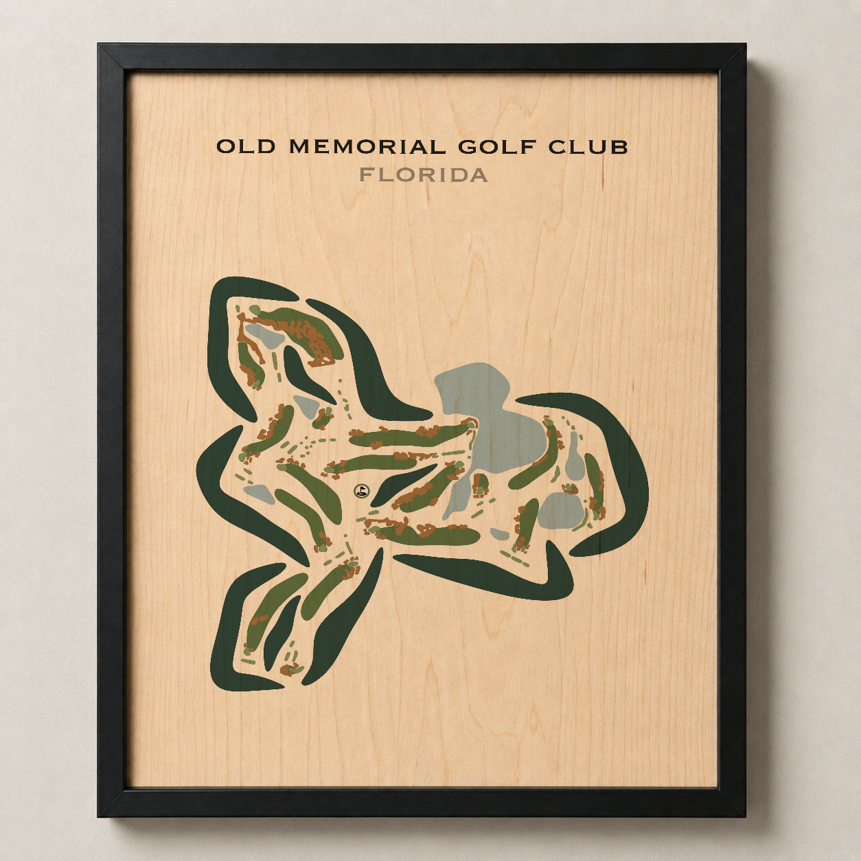 Old Memorial Golf Club, Florida - Printed Golf Courses