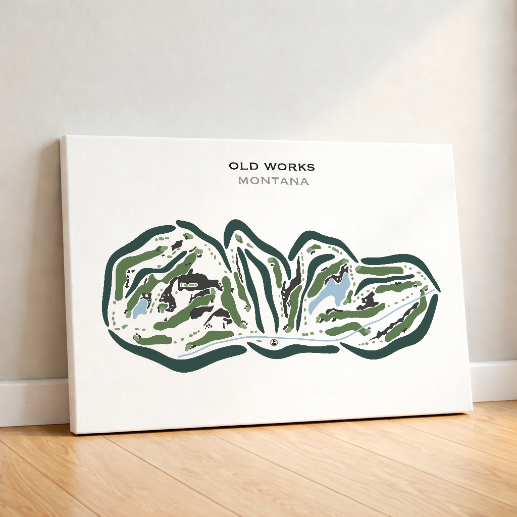 Old Works Golf Club, Montana - Printed Golf Courses
