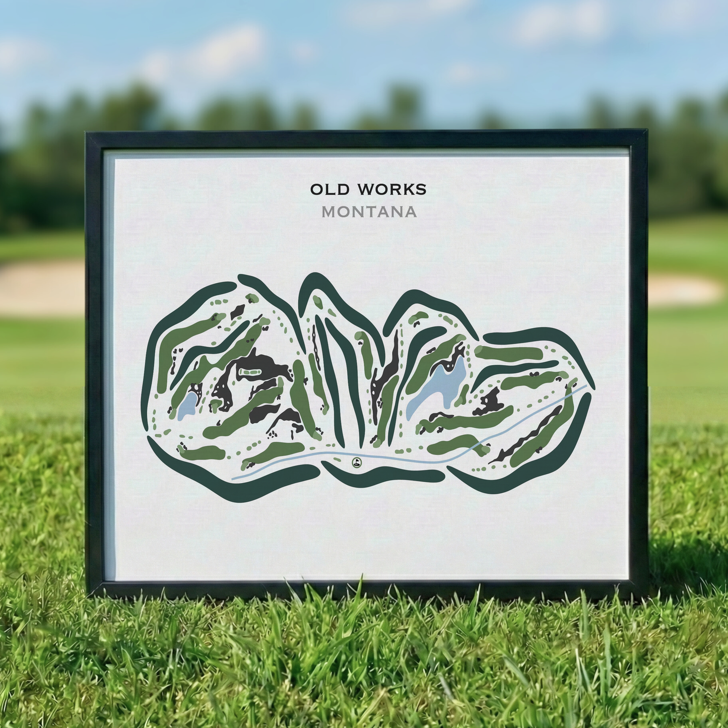 Old Works Golf Club, Montana - Printed Golf Courses