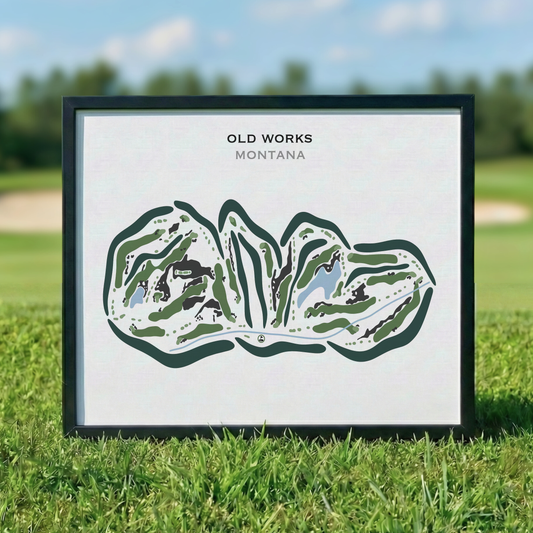 Old Works Golf Club, Montana - Printed Golf Courses
