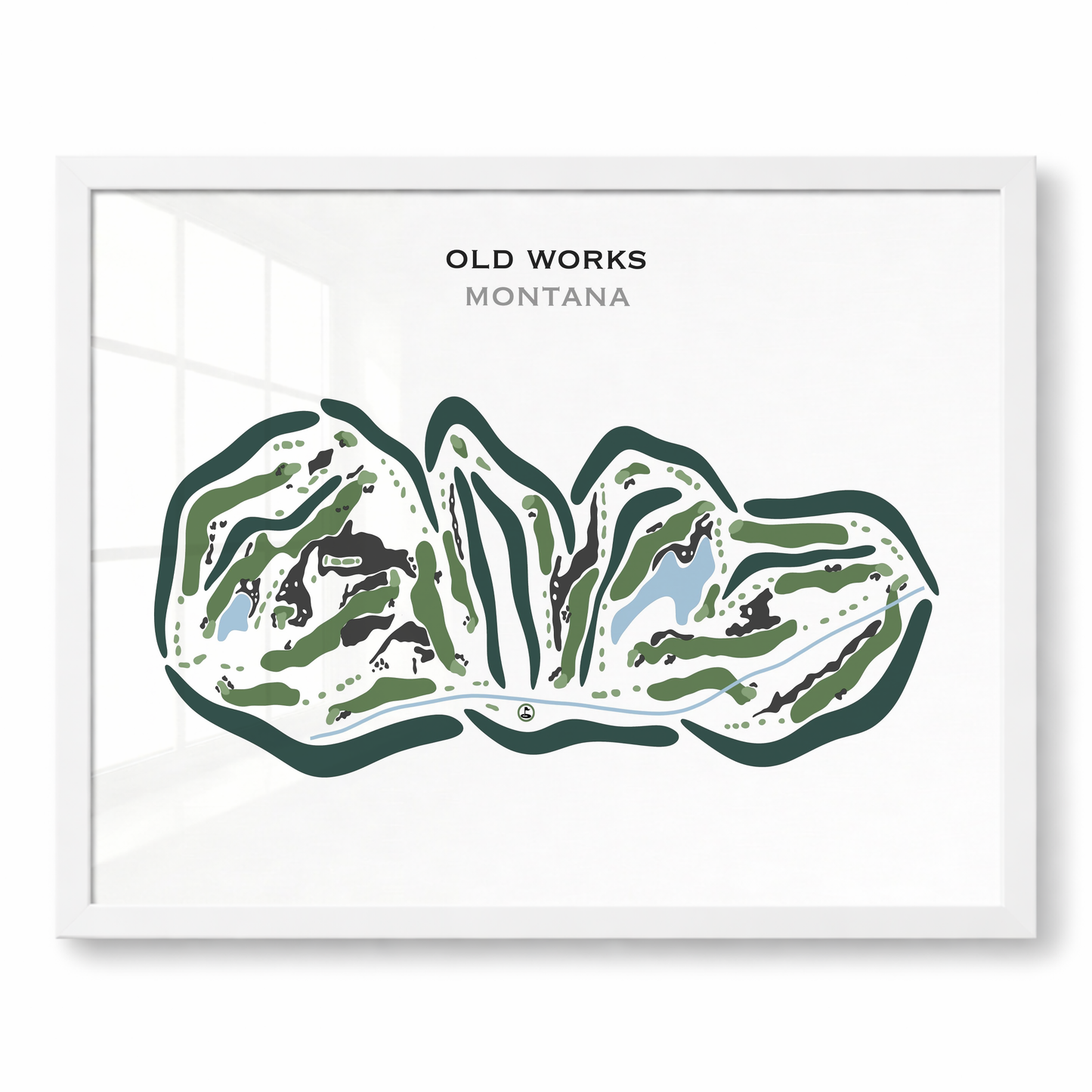 Old Works Golf Club, Montana - Printed Golf Courses