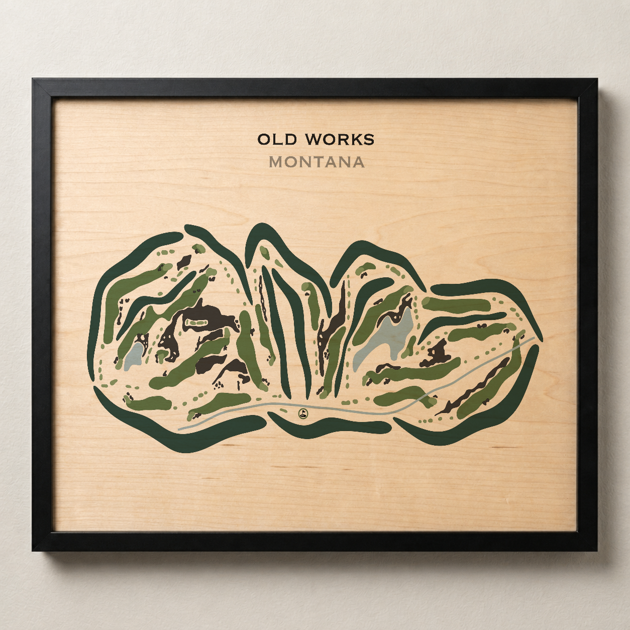 Old Works Golf Club, Montana - Printed Golf Courses