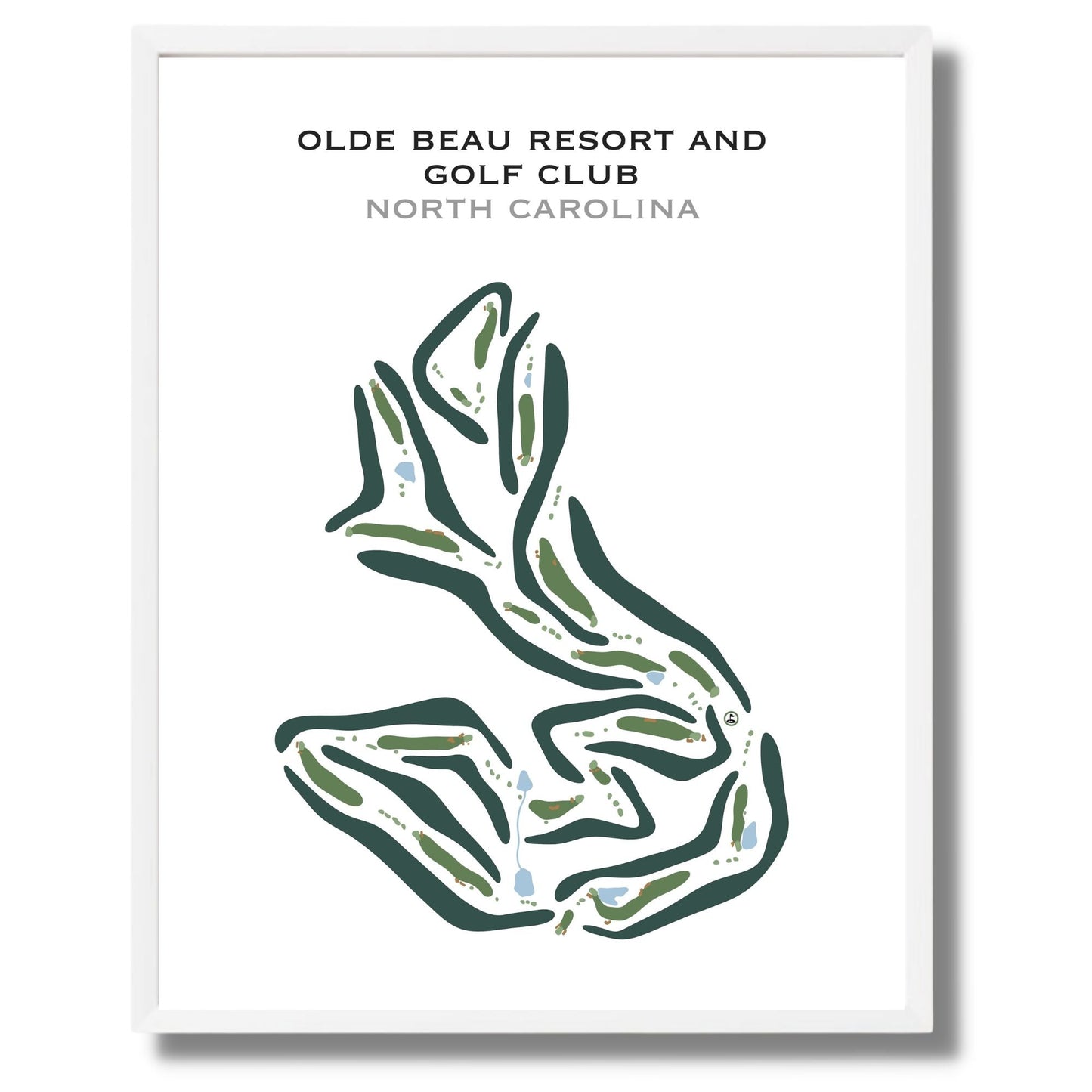 Olde Beau Resort & Golf Club, North Carolina - Printed Golf Courses