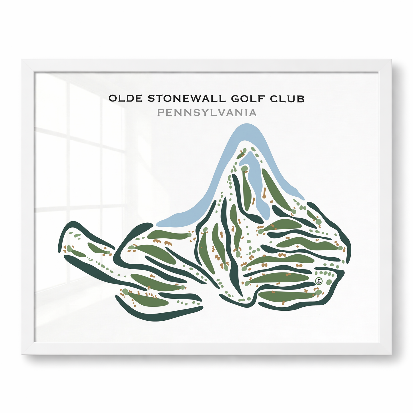Olde Stonewall Golf Club, Pennsylvania - Printed Golf Courses