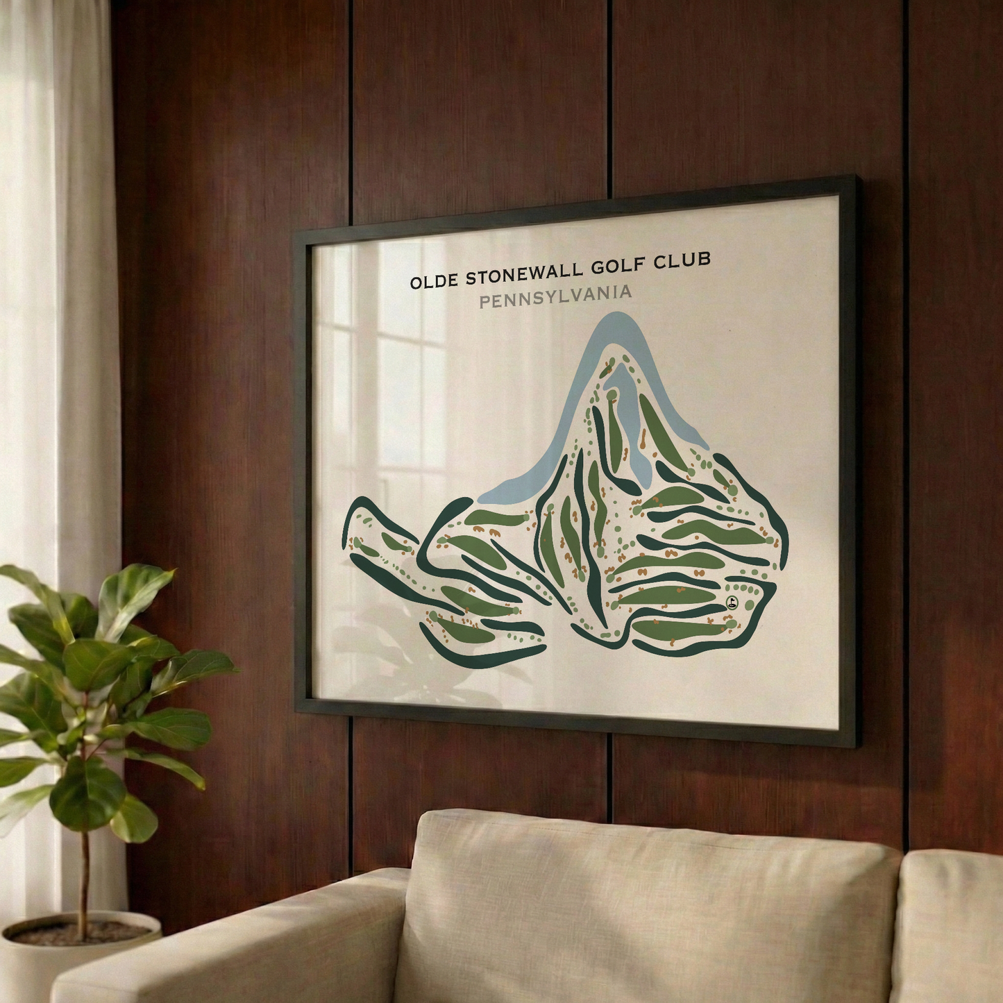 Olde Stonewall Golf Club, Pennsylvania - Printed Golf Courses