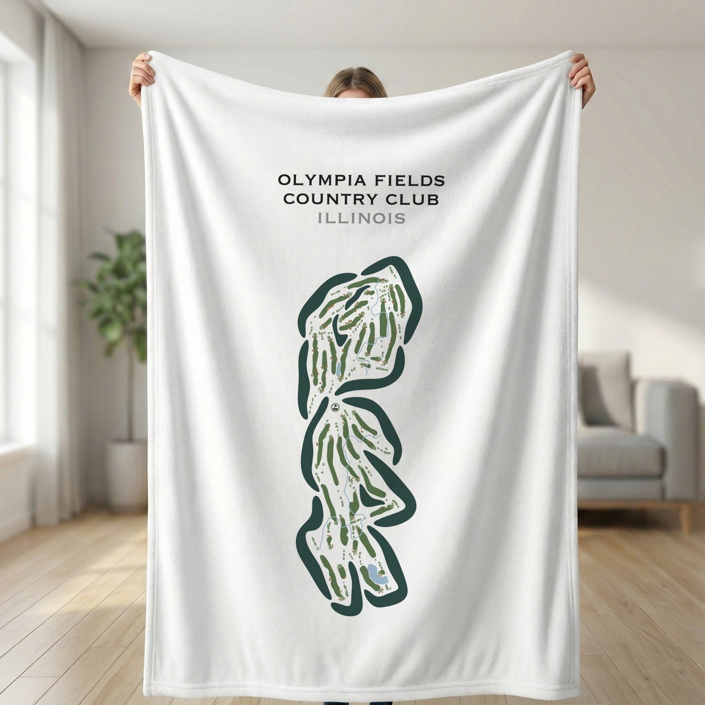 Olympia Fields Country Club, Illinois - Printed Golf Courses