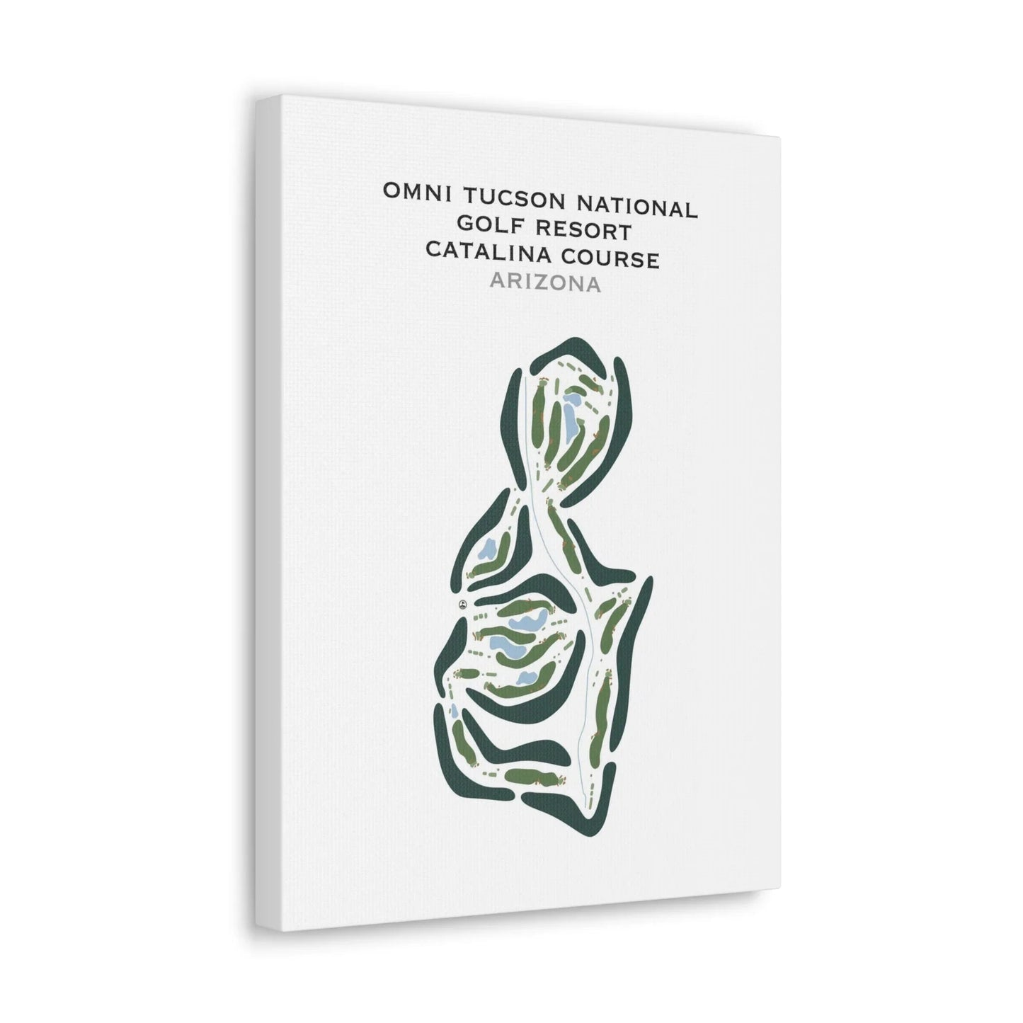 Omni Tucson National Golf Resort - Catalina Course, Arizona - Printed Golf Courses