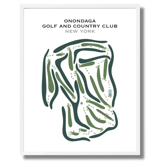 Onondaga Golf & Country Club, New York - Printed Golf Courses