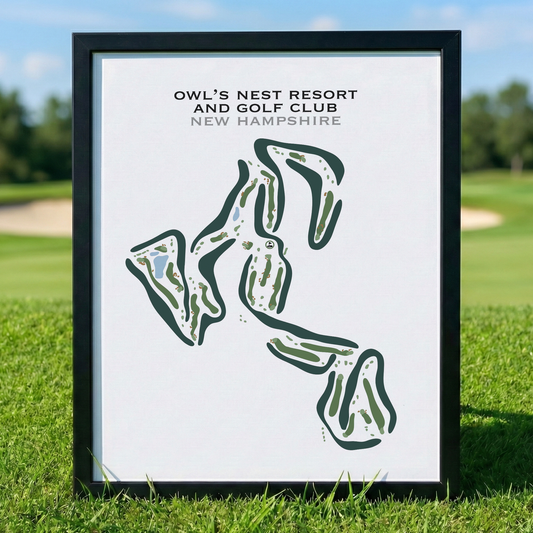 Owl's Nest Resort & Golf Club, New Hampshire - Printed Golf Courses