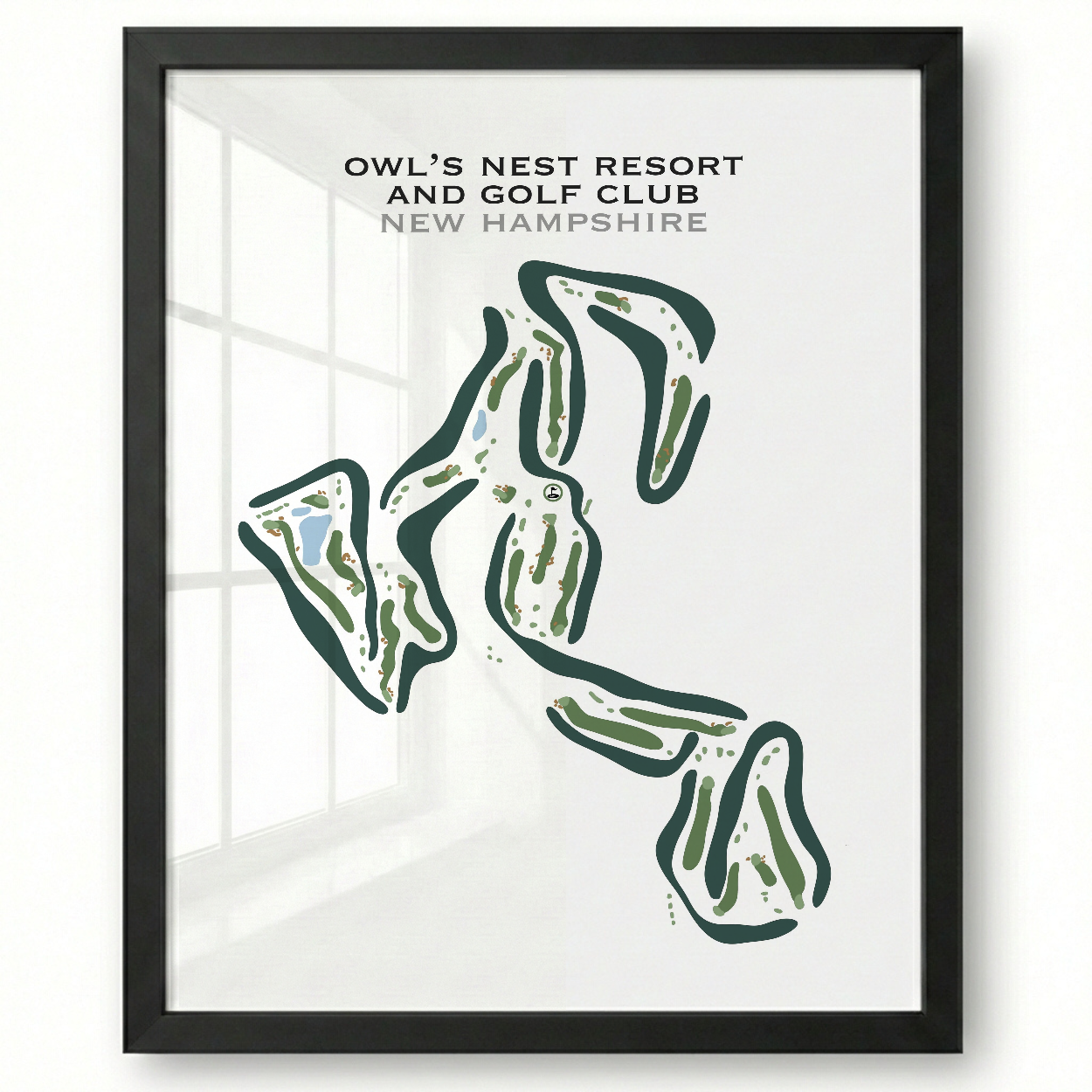 Owl's Nest Resort & Golf Club, New Hampshire - Printed Golf Courses