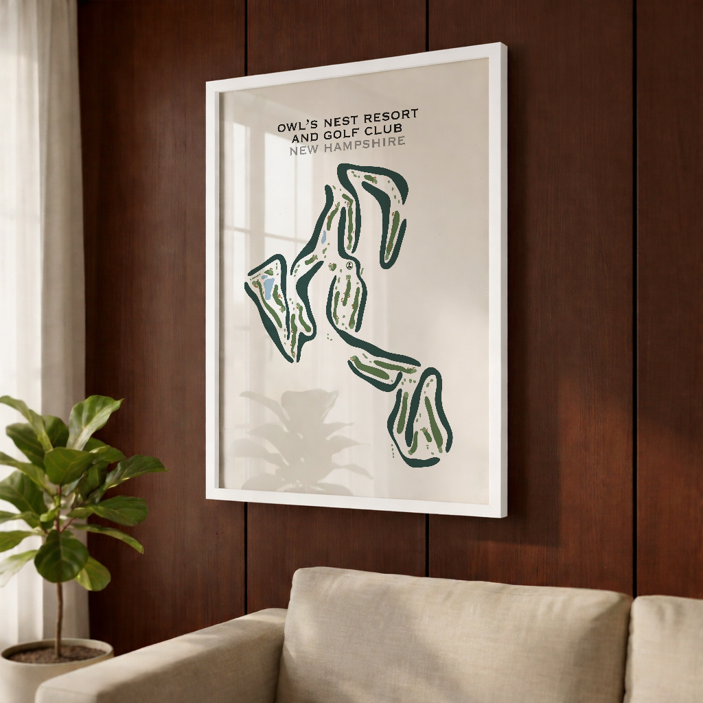 Owl's Nest Resort & Golf Club, New Hampshire - Printed Golf Courses
