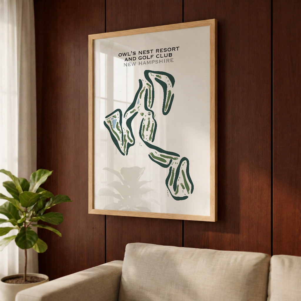 Owl's Nest Resort & Golf Club, New Hampshire - Printed Golf Courses
