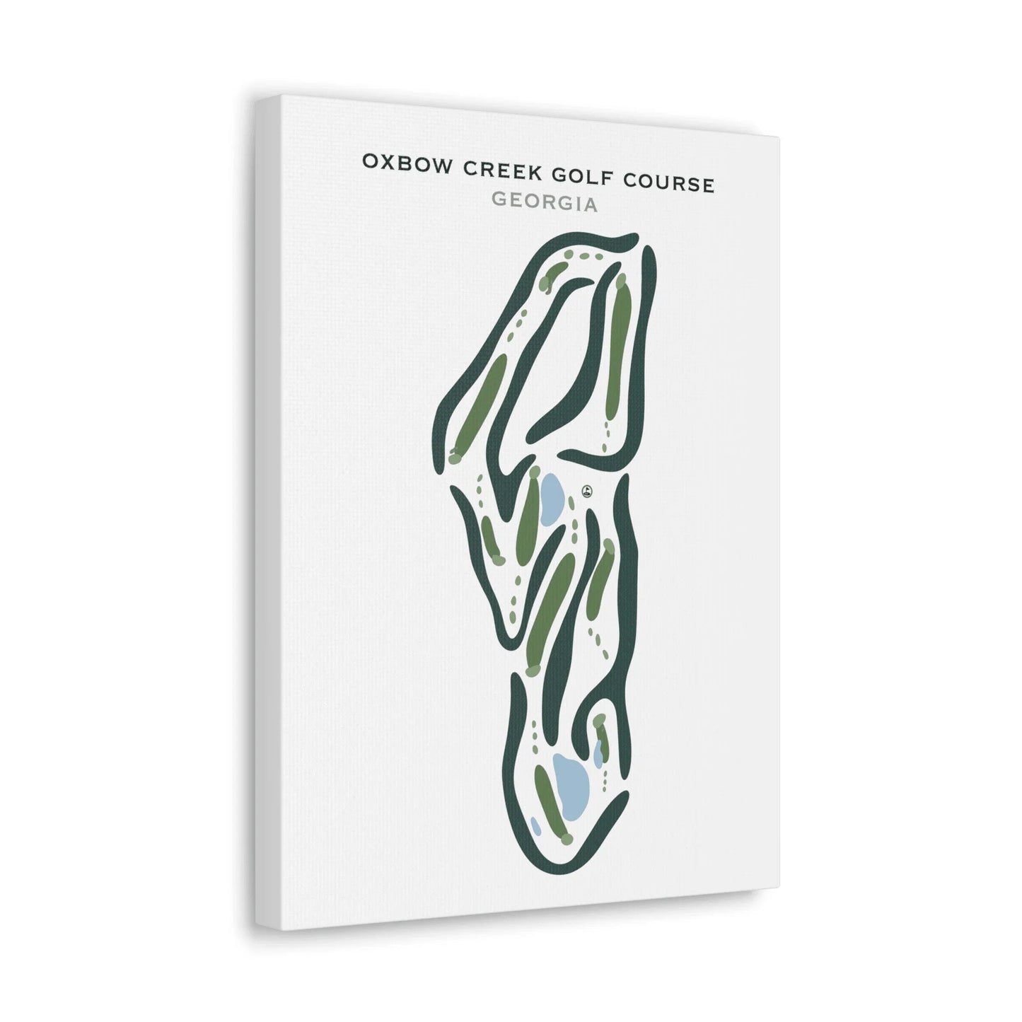 Oxbow Creek Golf Course, Georgia - Printed Golf Courses