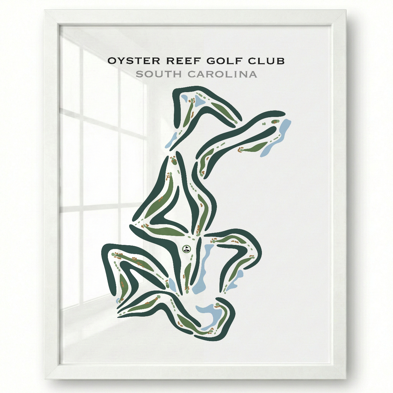 Oyster Reef Golf Club, South Carolina - Printed Golf Courses