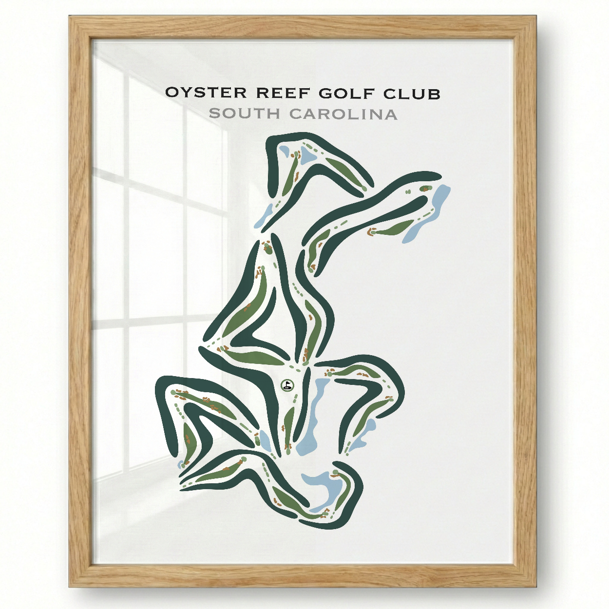 Oyster Reef Golf Club, South Carolina - Printed Golf Courses