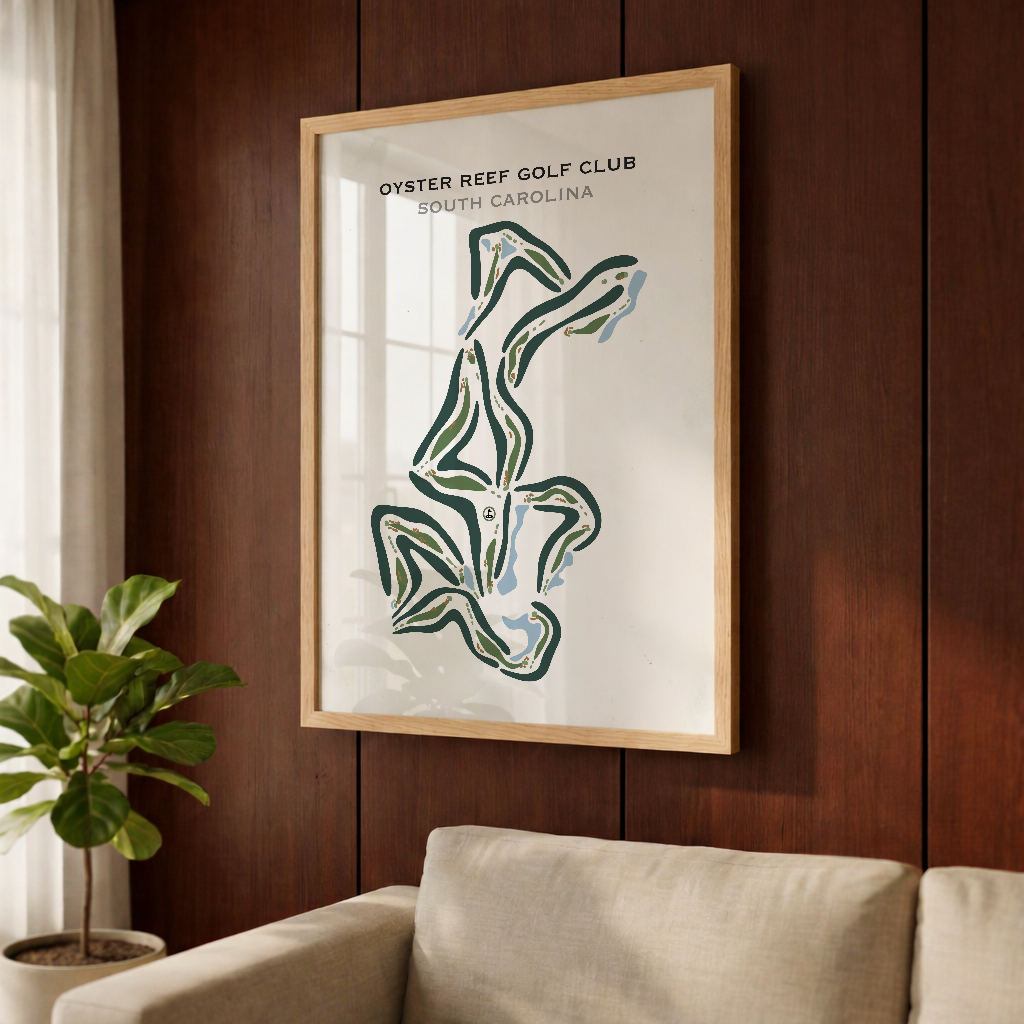 Oyster Reef Golf Club, South Carolina - Printed Golf Courses