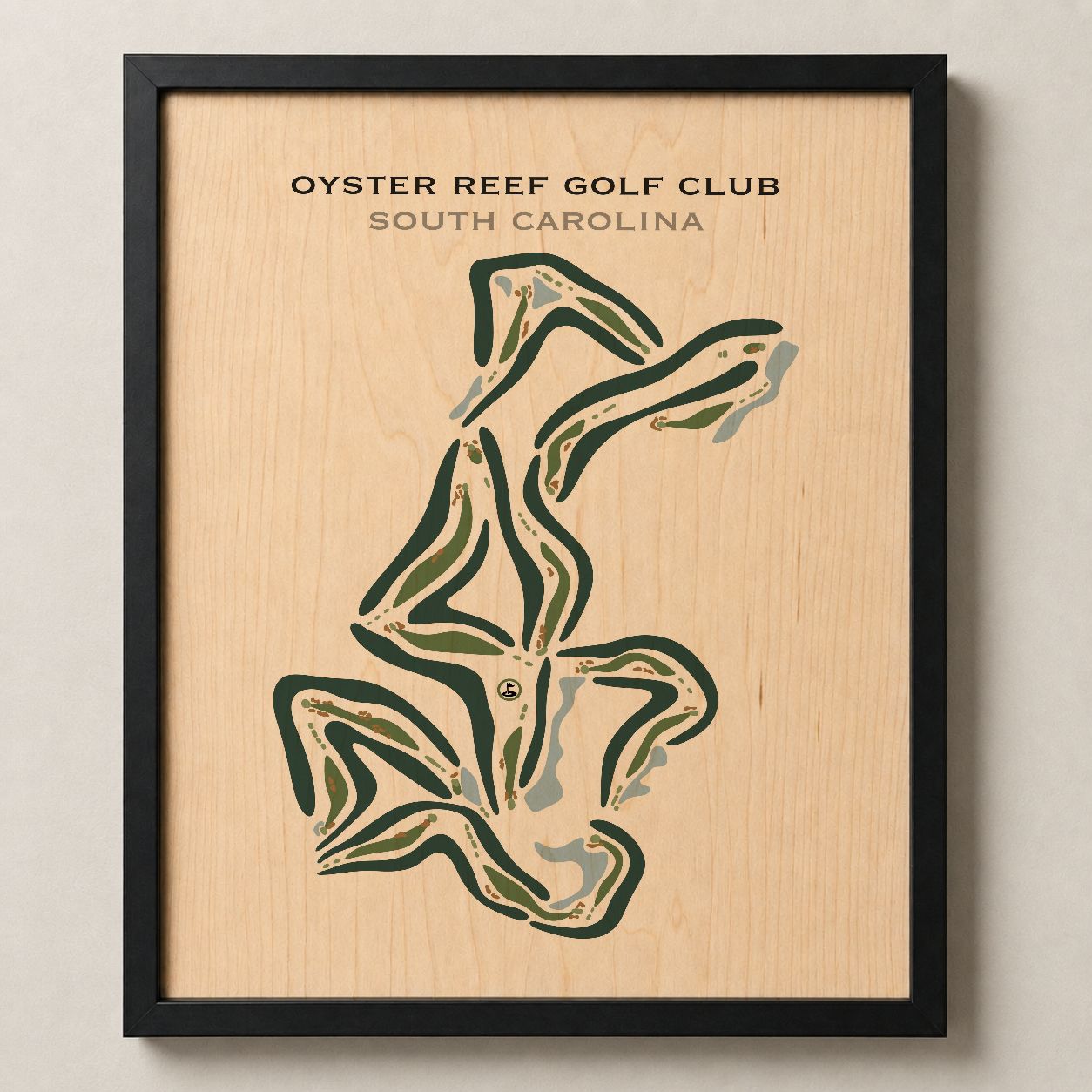 Oyster Reef Golf Club, South Carolina - Printed Golf Courses
