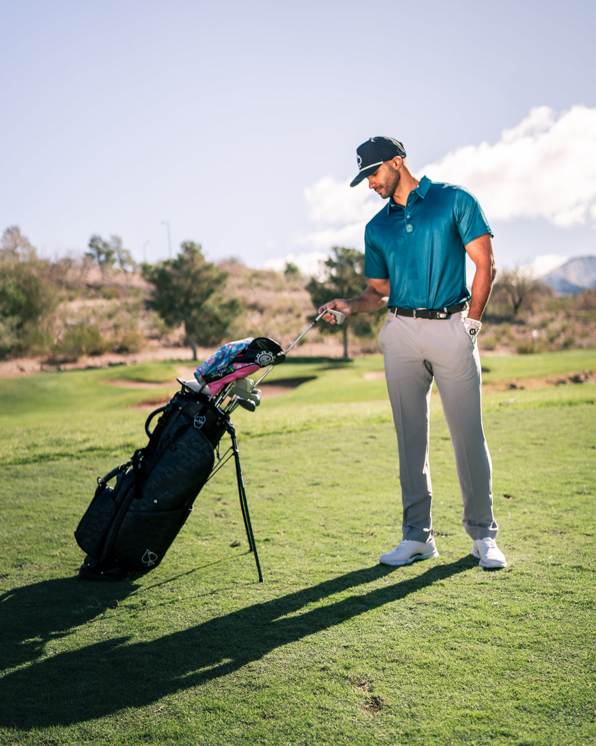 Binary Code Golf Polo