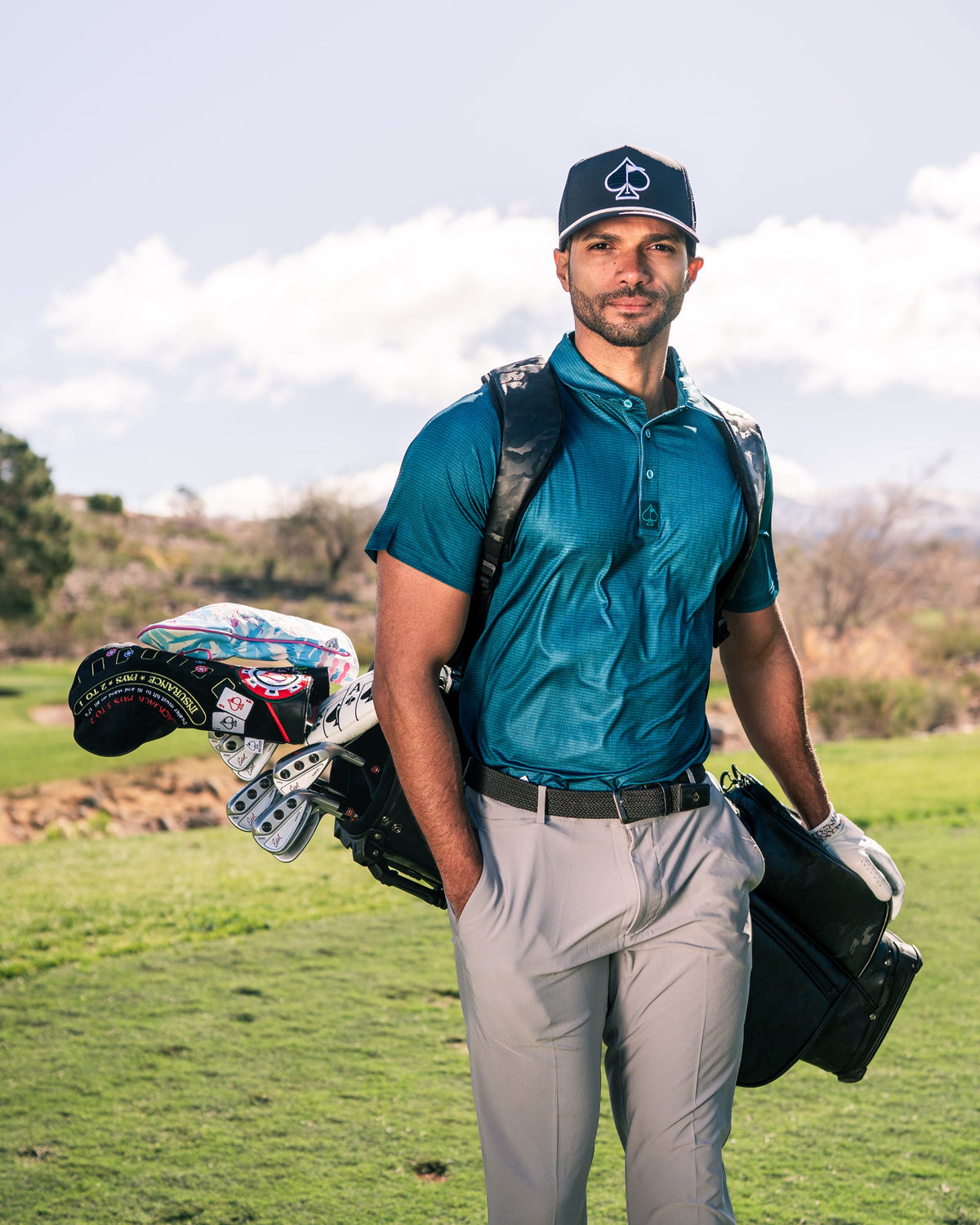 Binary Code Golf Polo