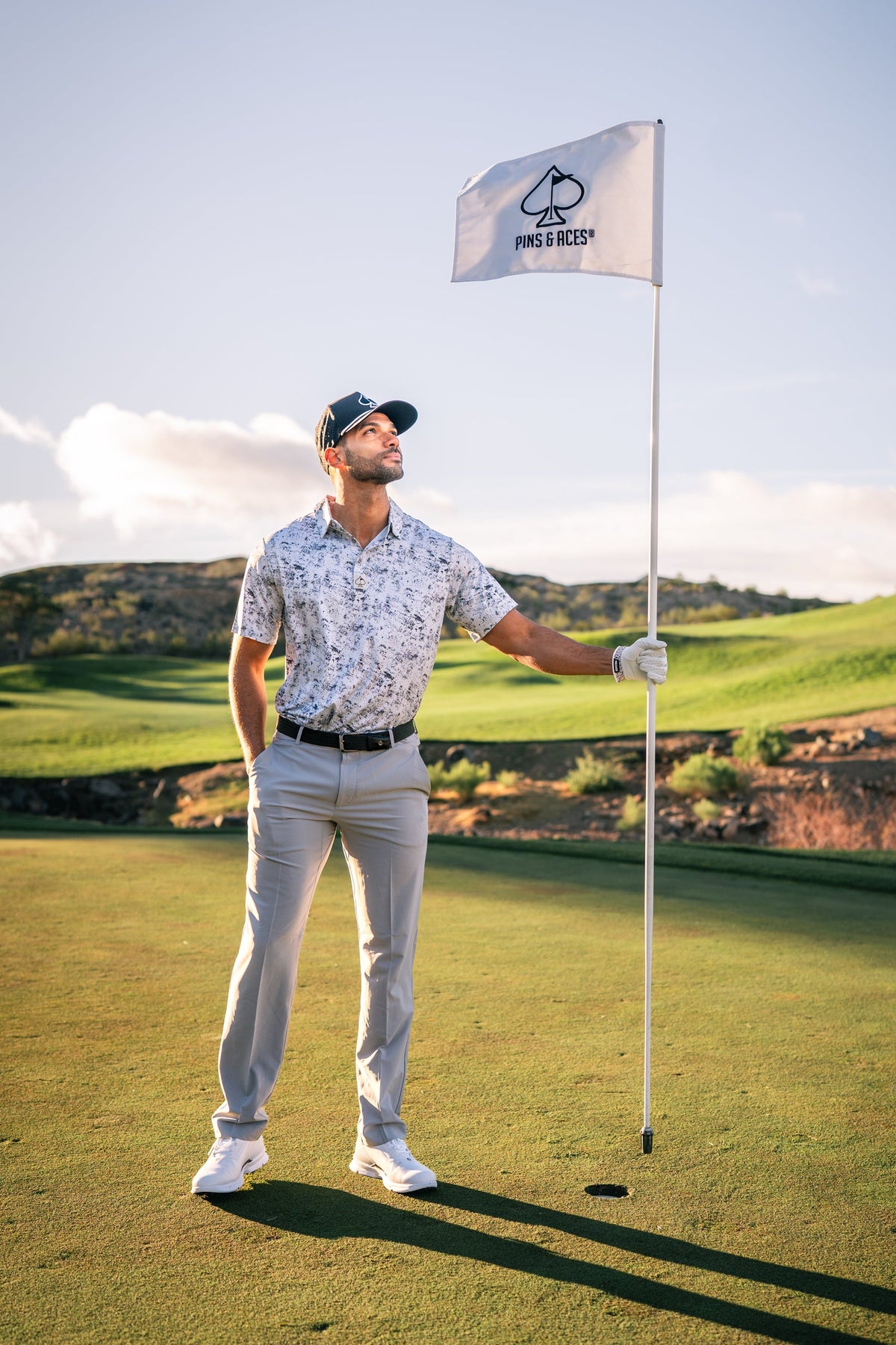 White Noise Golf Polo