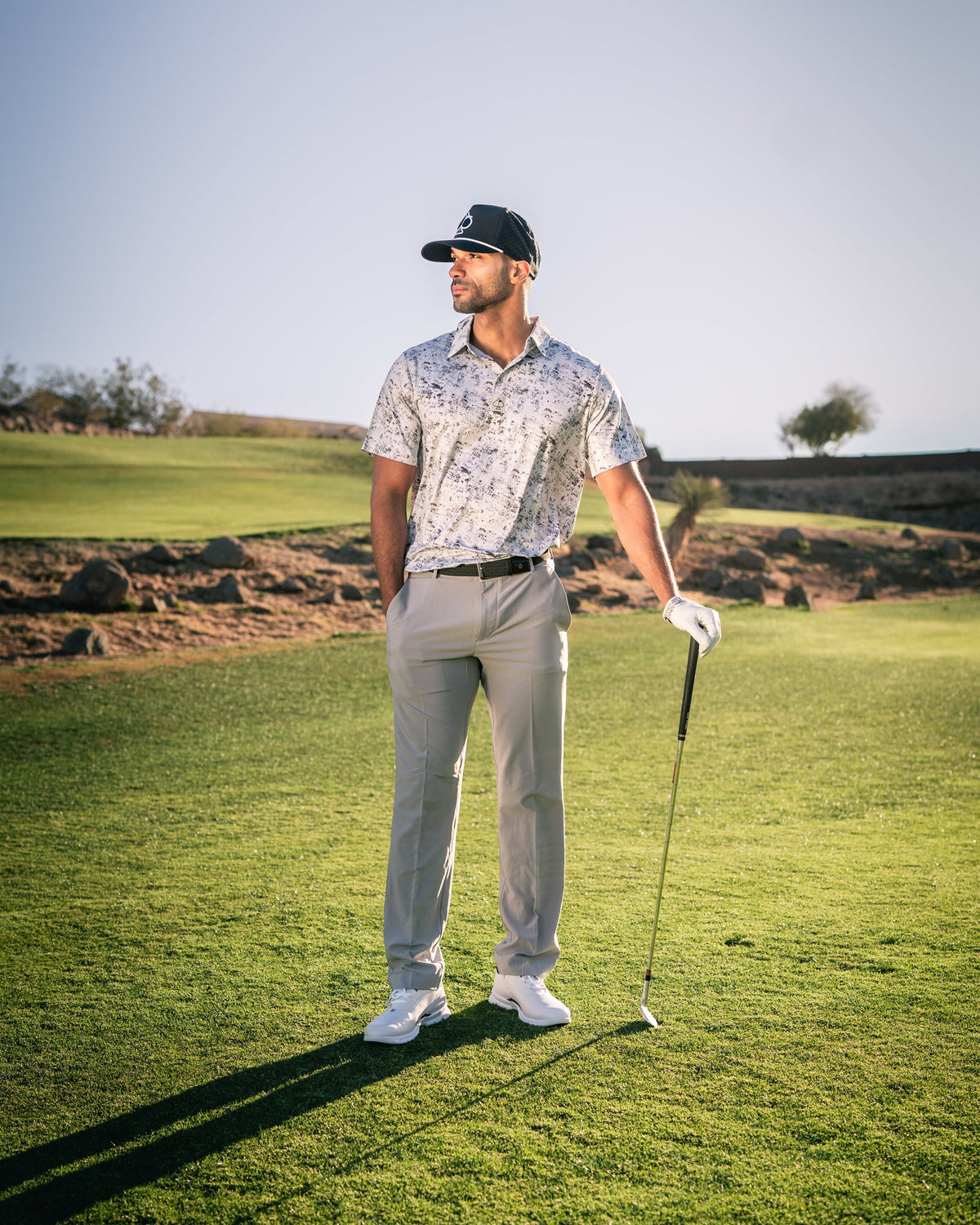 White Noise Golf Polo