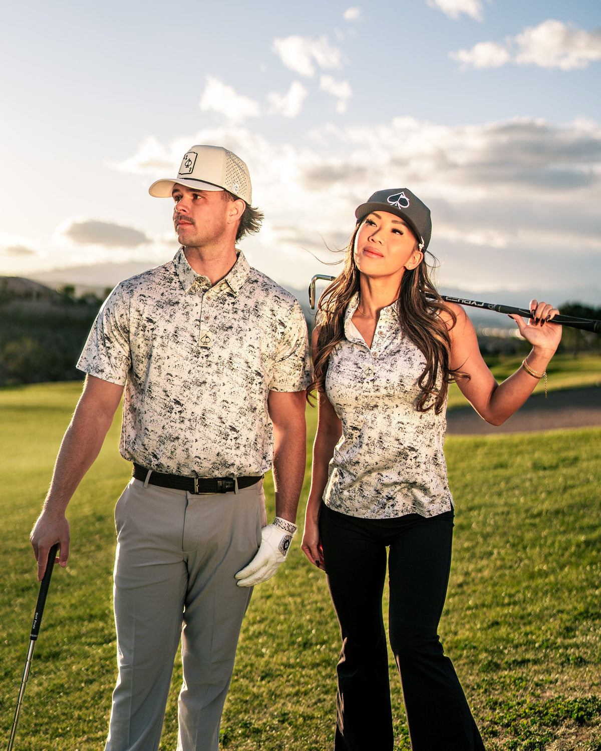 White Noise Golf Polo