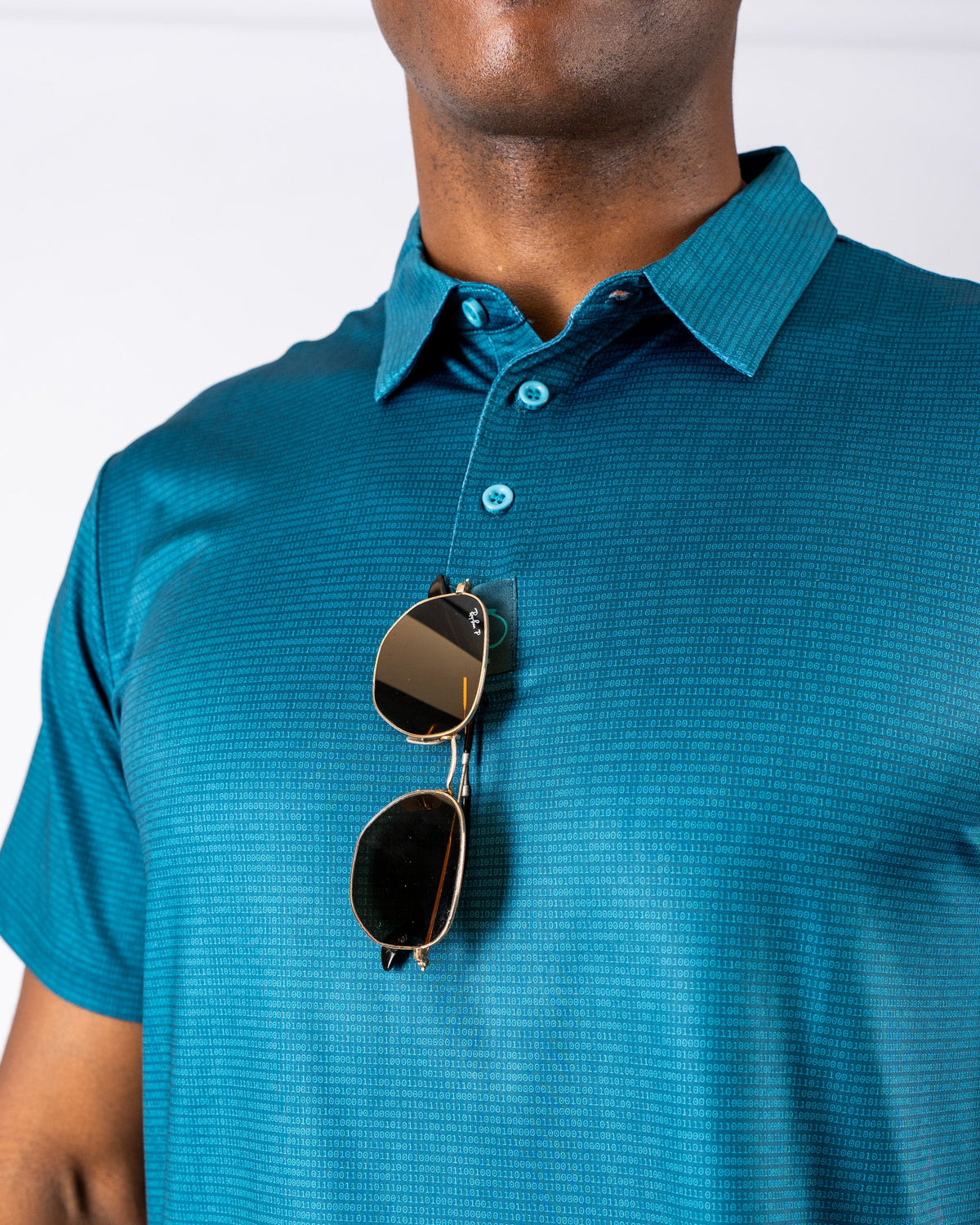 Binary Code Golf Polo