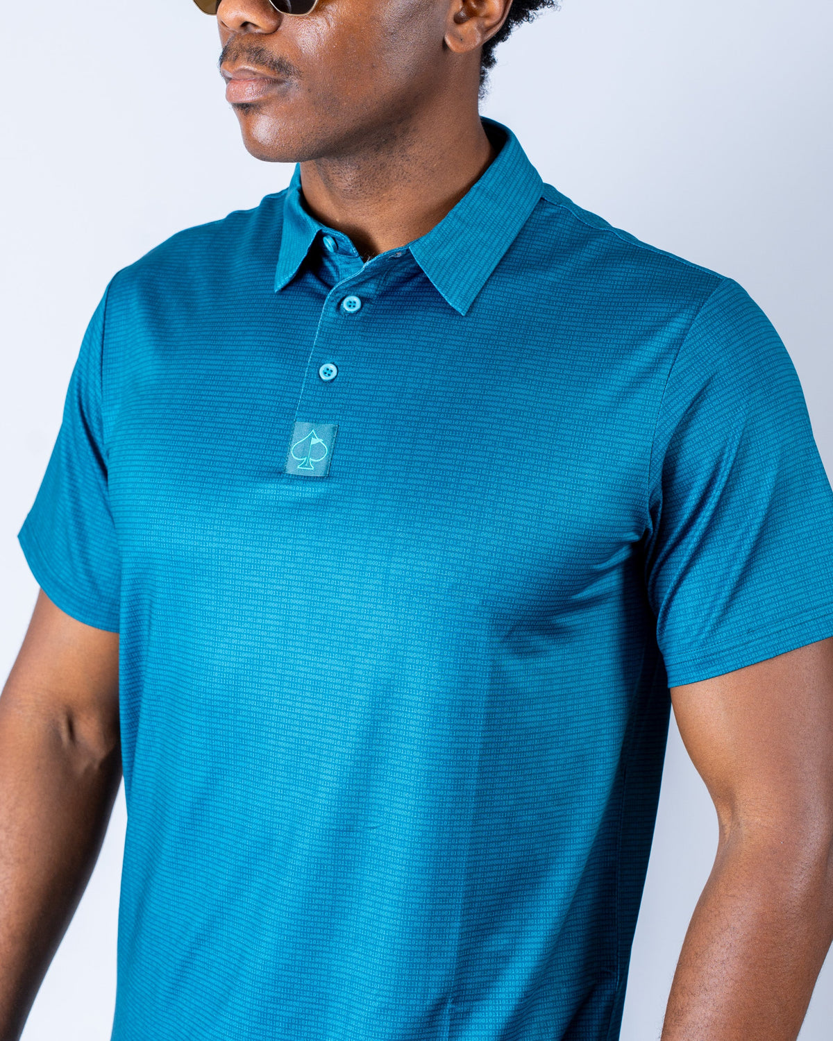 Binary Code Golf Polo